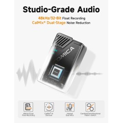 COMICA BooMax 2-Person Wireless Lavalier Microphone System, 32-Bit Float Mic with 32GB Internal Recording COMICA BooMax 2-Person Wireless Lavalier Microphone System, 32-Bit Float Mic with 32GB Internal Recording